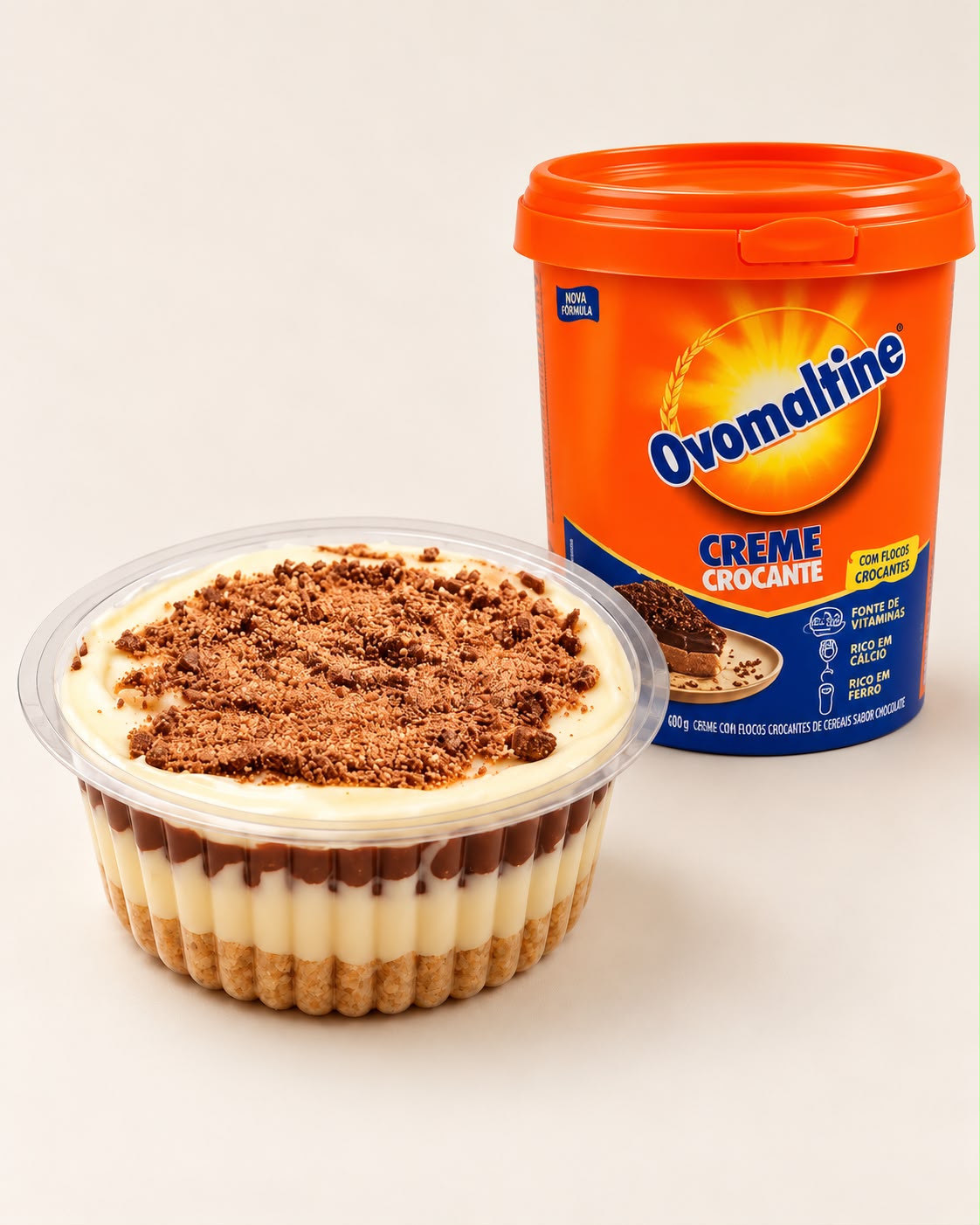 Tortinha Ninho com Ovomaltine