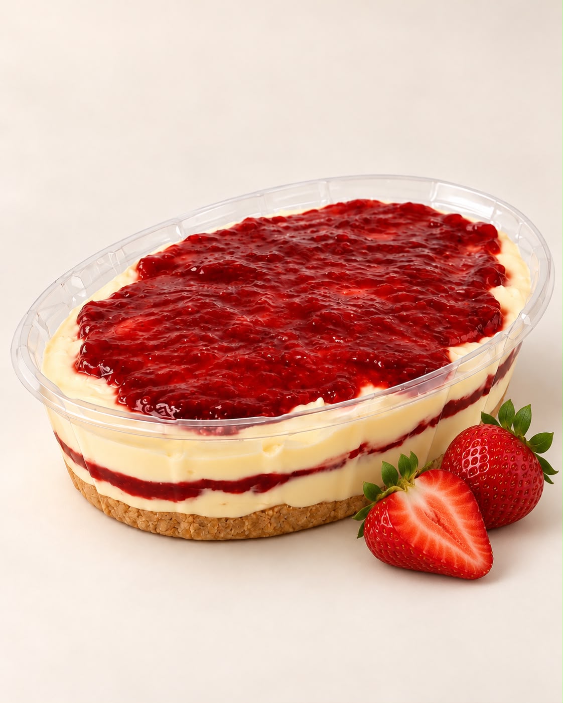 Torta de Ninho com Geleia de Morango